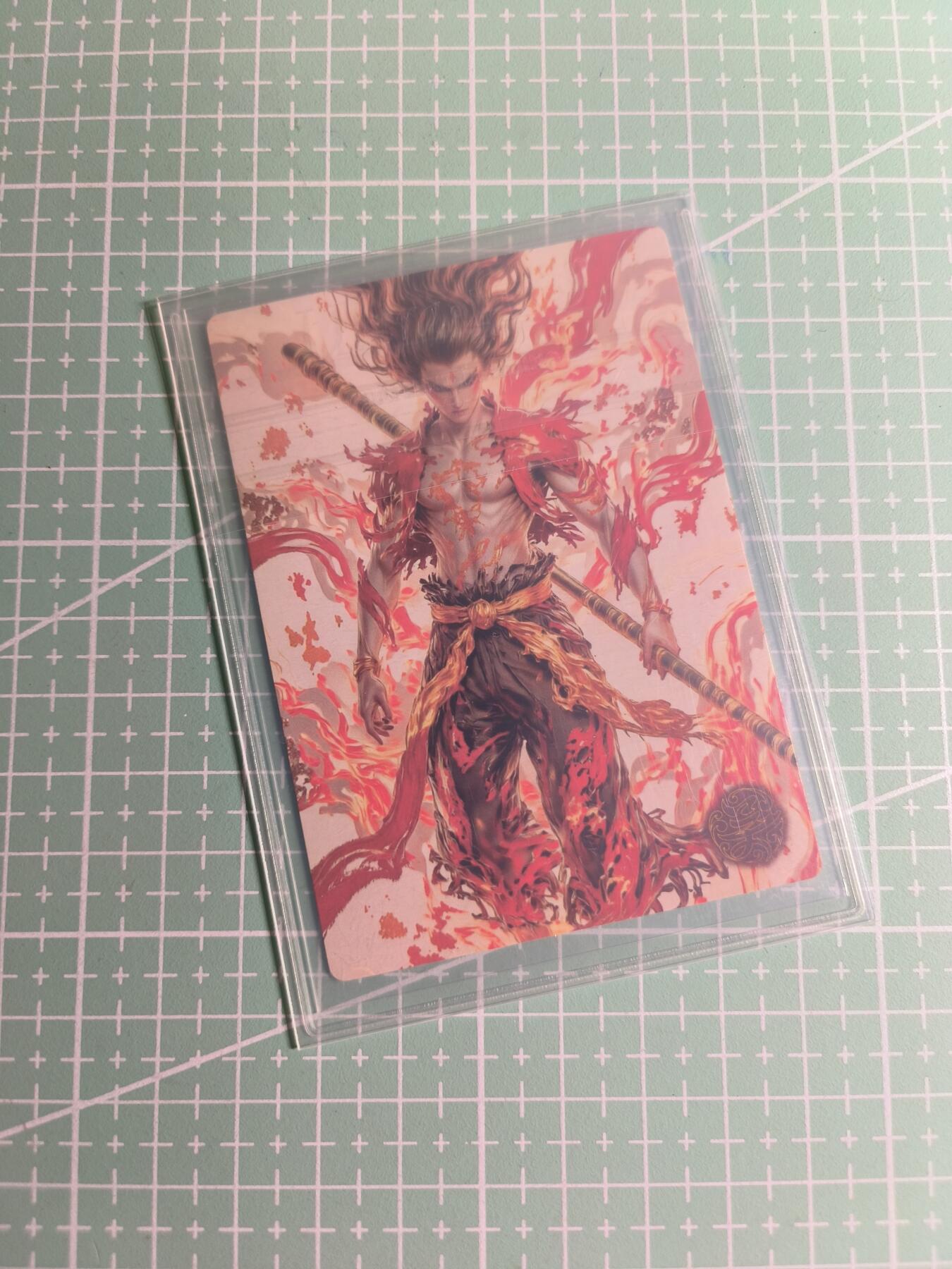 C先生卡牌 第24期  零抽层收拍品，送拍加微私聊 【粗闪】奇点卡牌《盲盒系列》哪吒