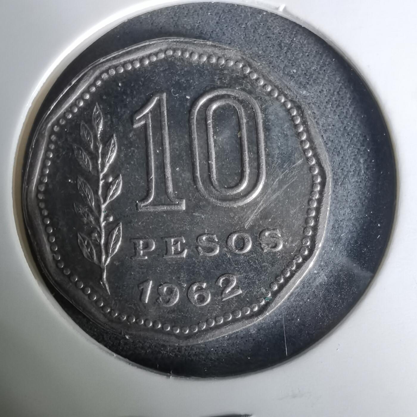 沼泽如烟--第1019场 阿根廷1962年10比索