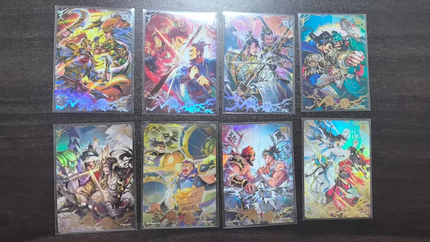 满赠PR！！龙虎卡牌-七八场（满200元包邮，无佣金，每周六结拍，欢迎送拍） 8张不重复 卡游三国 决斗卡