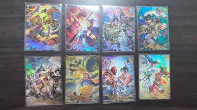 满赠PR！！龙虎卡牌-七八场（满200元包邮，无佣金，每周六结拍，欢迎送拍） - 8张不重复 卡游三国 决斗卡