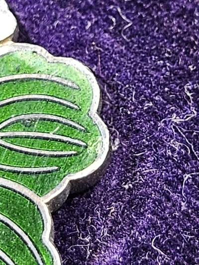 0元起拍勋章 第338期 咸鱼国勋章拍卖专场 3月15日（周日）下午6：00开始 美品 明治时期青叶章 银制 带盒