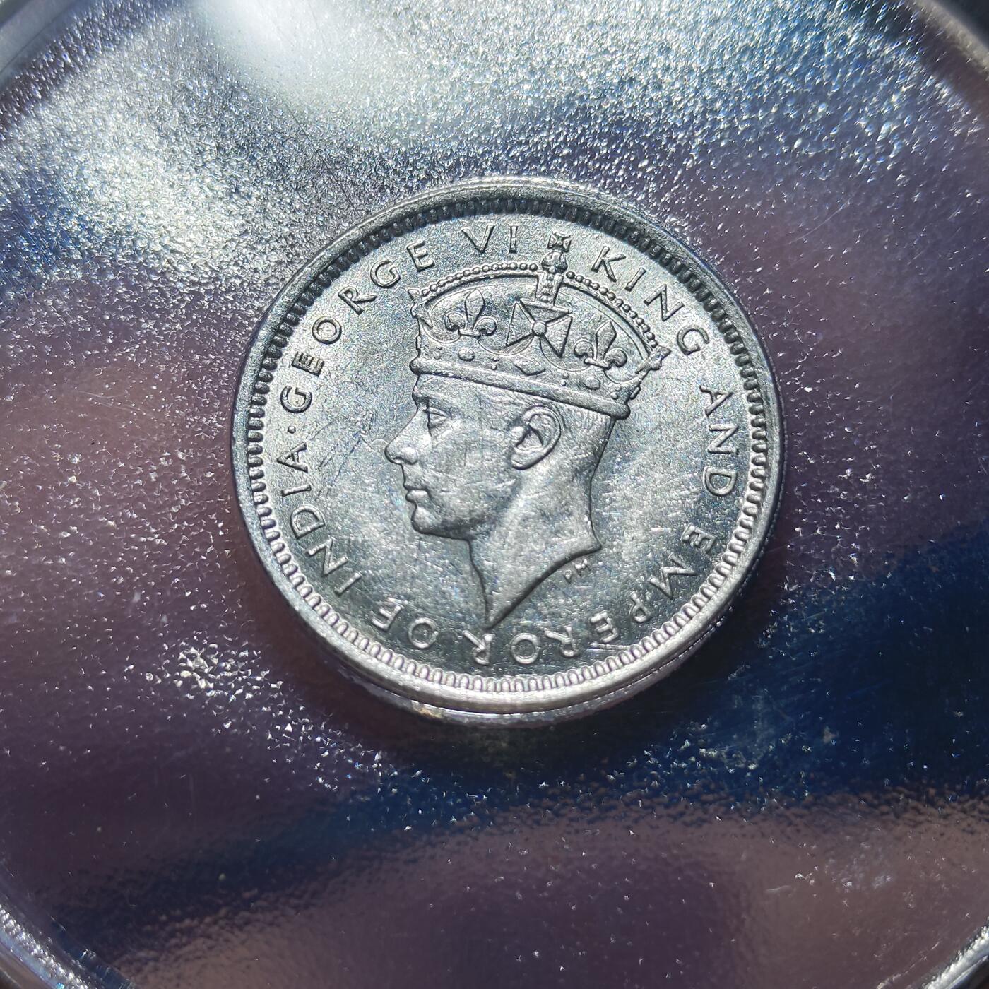 中外钱币第八场 公博MS63海峡1943年十分镍币