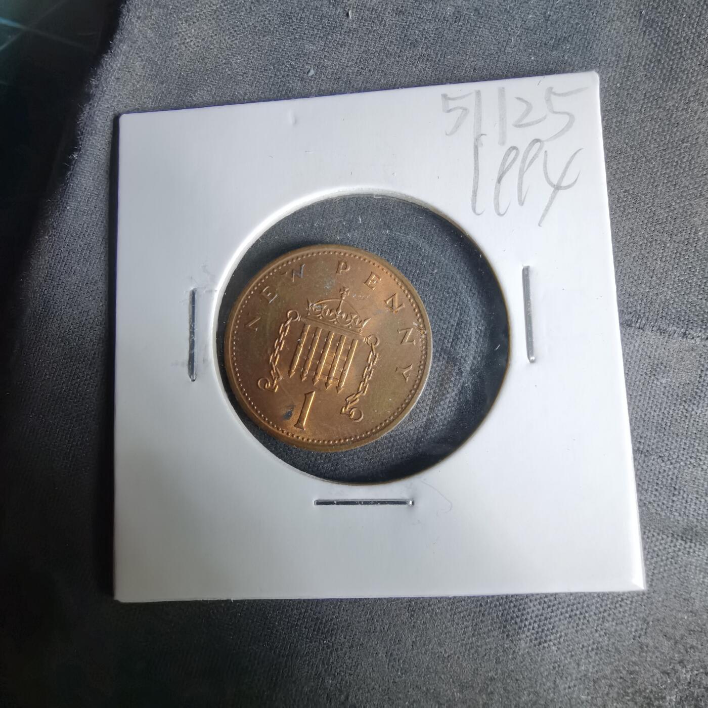 沼泽如烟--第1019场 英国1971年1便士