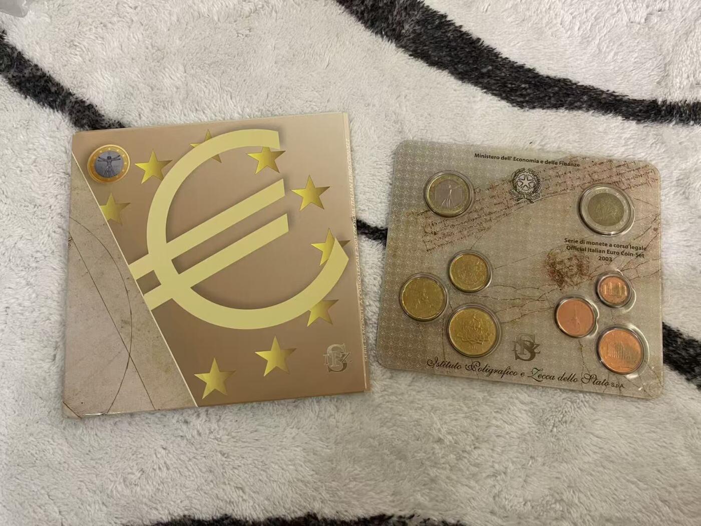 ❤️【币观天下】❤️ 第344期钱币秒杀拍卖场- 2026.3.6周五晚上6点半场 长期征集拍品  意大利2003年官方原装套币 品相如图正常氧化