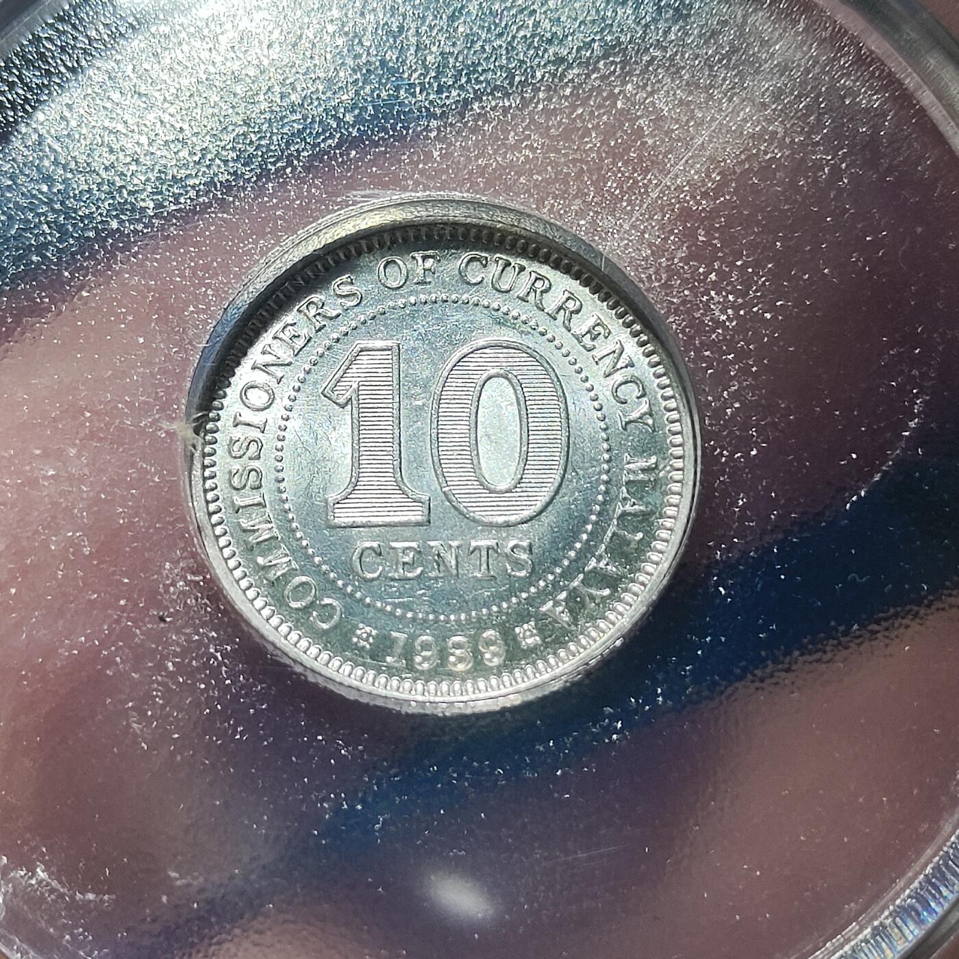 中外钱币第八场 公博MS63海峡1939年十分镍币