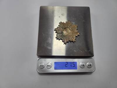 南水社第3次拍卖 春季专场 - 日本银制旭日章，品相如图