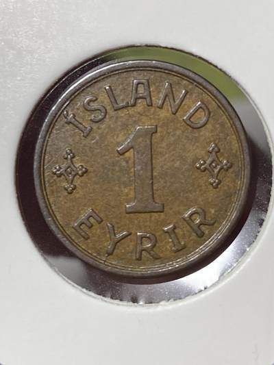 2026年第三十五场(总第二百零四场）外国精品纸夹币场(免佣金) - 好品–丹属冰岛王国🇮🇸1939年1厄尔(克里斯蒂安十世时期，N–GJ版，Small 3–小3版)