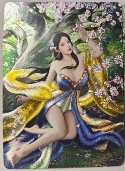 满赠PR！！龙虎卡牌-七八场（满200元包邮，无佣金，每周六结拍，欢迎送拍） - 粗闪2张 燎原焱卡 灰与十大名J上部 - 杜秋娘 二渐变