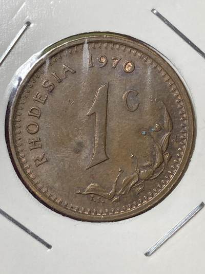 2026年第三十五场(总第二百零四场）外国精品纸夹币场(免佣金) - 罗德西亚1970年1分