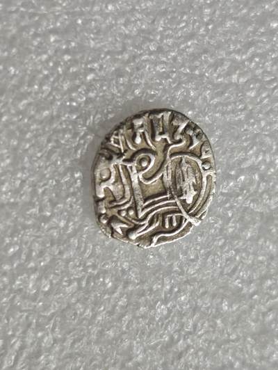 瓶子🏺第232期拍卖会 -  印度-希腊/沙希王朝（Shahi Dynasty）骑士银币（马德那币型）古印度西北部（今巴基斯坦/阿富汗边境）的沙希王朝（Shahi Dynasty，公元7–10世纪）