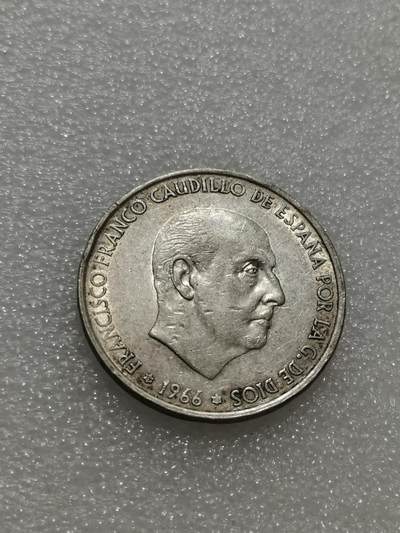 天下钱庄专场欢迎参拍 - 西班牙弗朗哥银币