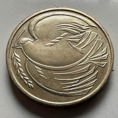 🌹外币初藏🌹🐯2026年第28场   每周二四六晚8️⃣点 接代拍 - 英国1995年二战胜利50周年和平鸽两英镑纪念币 a