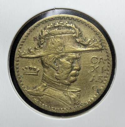 外国优质老铜币银币苏联纪念章，每周六晚九点倒数截拍，满百包邮可寄存，持续收拍 - 巴西1937年卡希亚斯公爵2000 瑞斯，正面为开国功臣卡希亚斯公爵像，背面是共和国象征束棒。它属于瓦加斯执政时期流通币，1942 年随旧雷亚尔货币体系被克鲁赛罗取代，见证巴西从旧共和到威权时期的货币过渡。