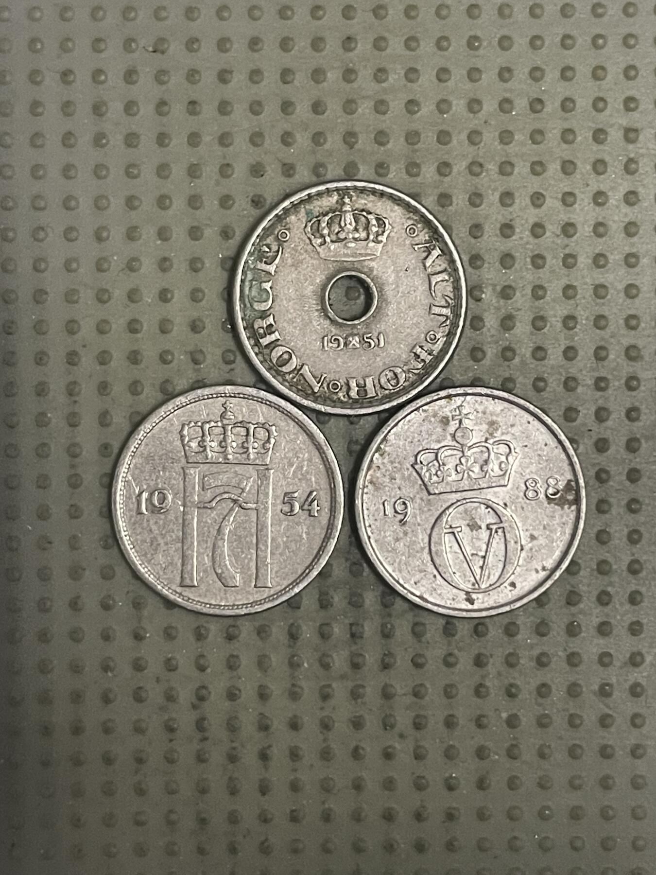 2026年第33场各国散币拍卖（总第183场） 挪威10欧尔3枚