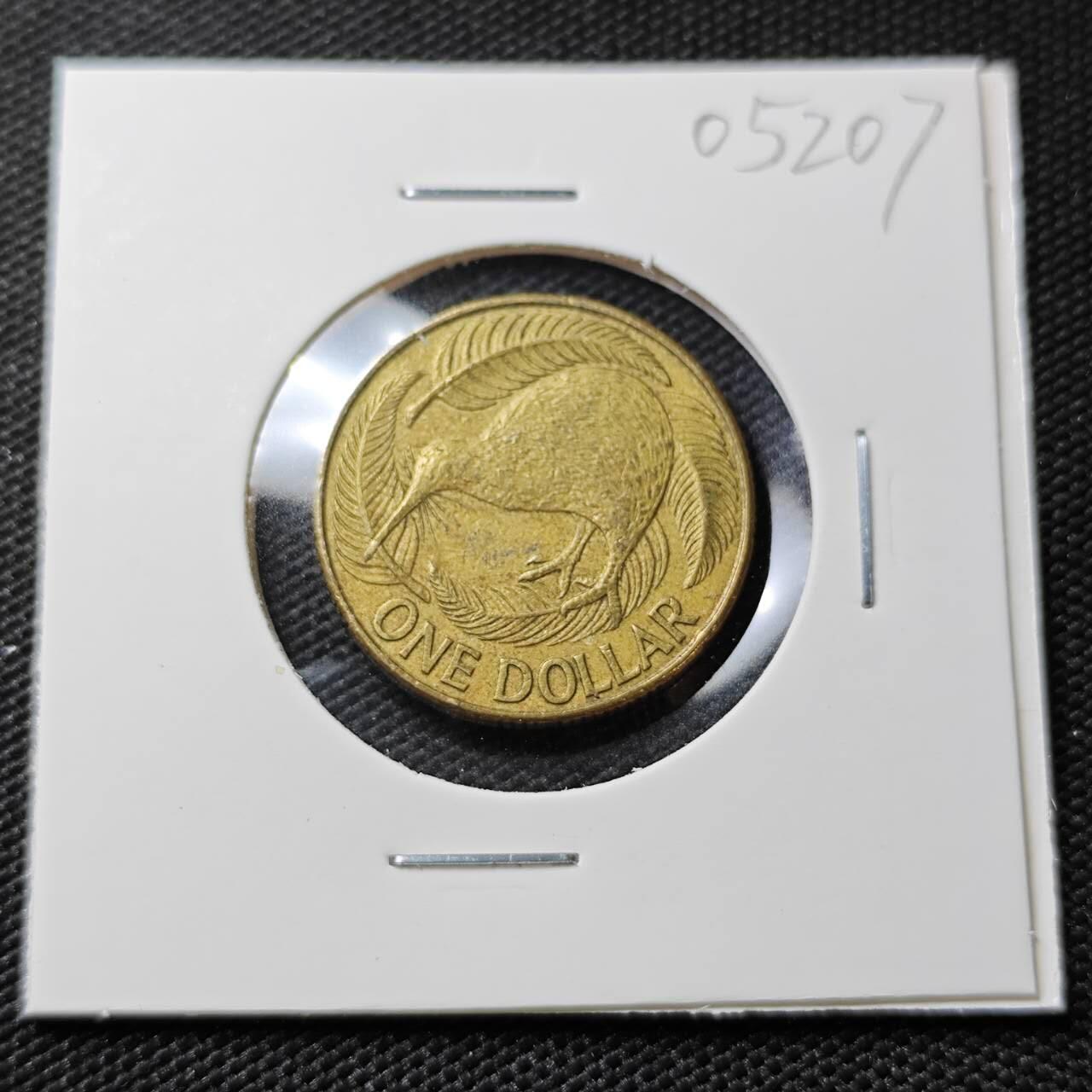 KK钱币收藏小铺   第405期 2月预留时间 周末发货 1990新西兰1元 