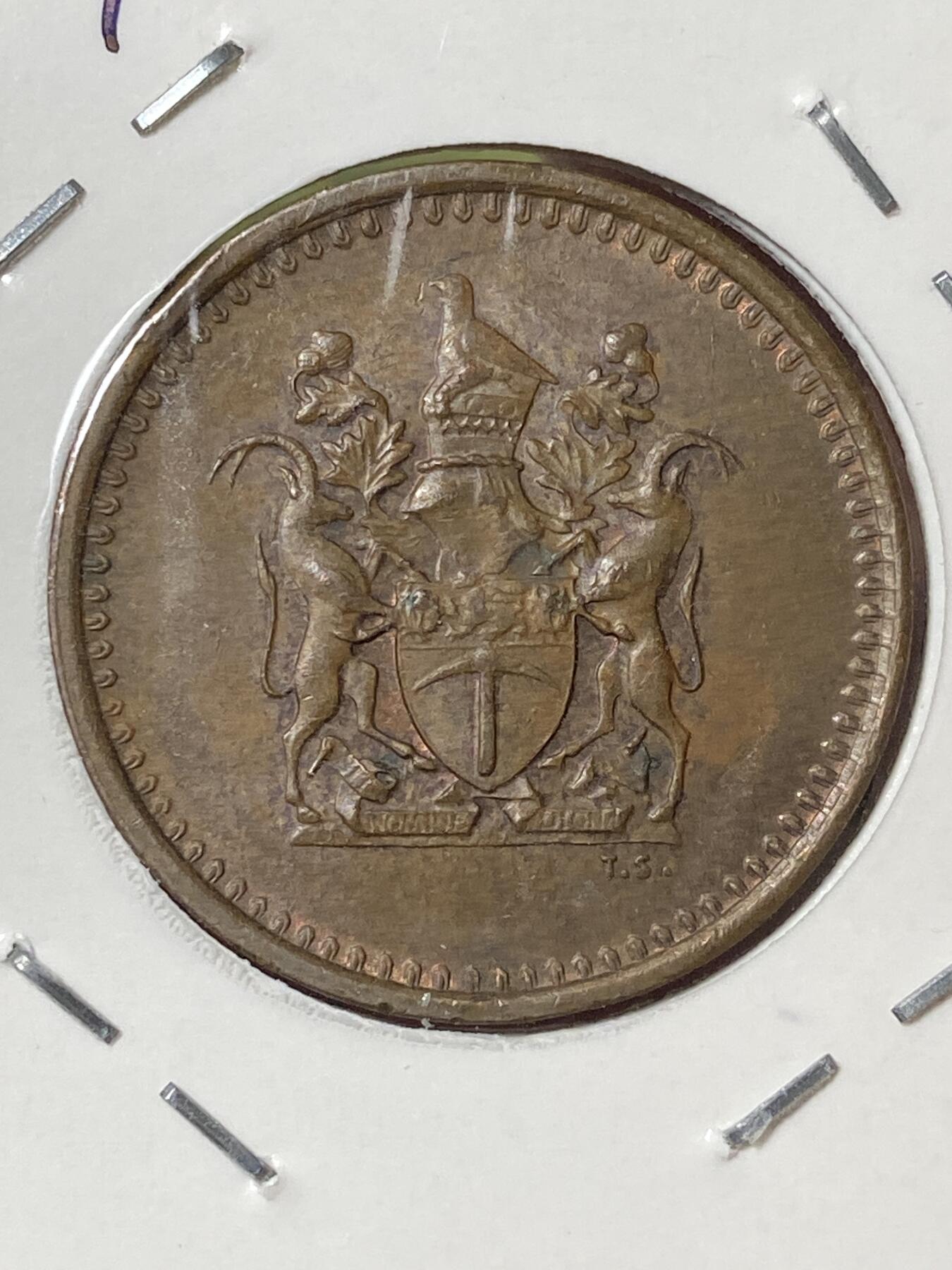 2026年第三十五场(总第二百零四场）外国精品纸夹币场(免佣金) 罗德西亚1970年1分