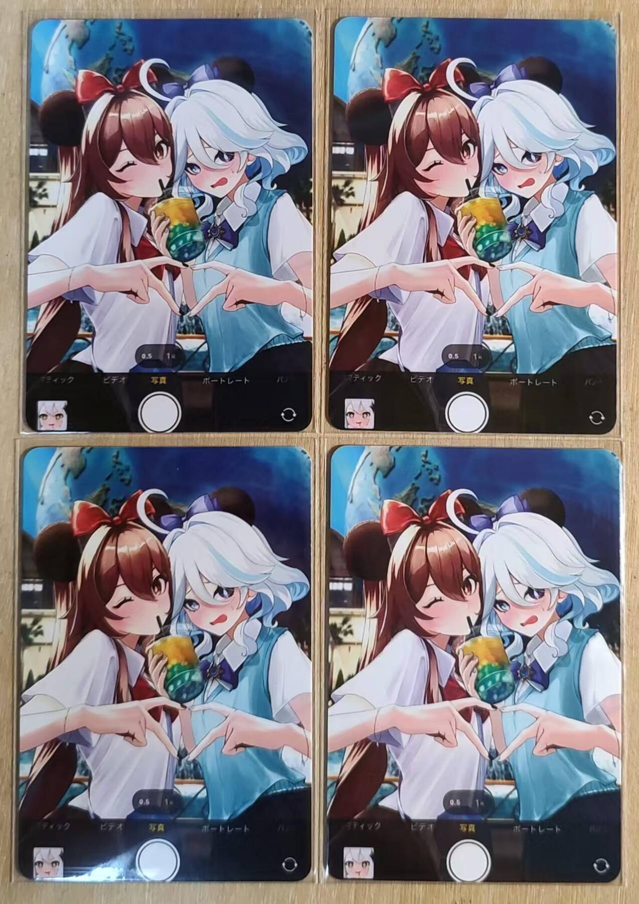 满赠PR！！龙虎卡牌-七八场（满200元包邮，无佣金，每周六结拍，欢迎送拍） 折光彩闪4张 疾风卡牌 闺蜜少女一套