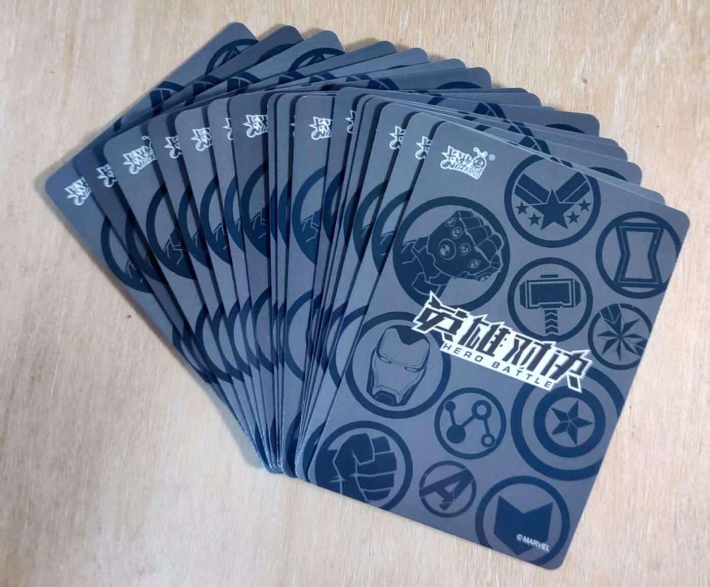 满赠PR！！龙虎卡牌-七八场（满200元包邮，无佣金，每周六结拍，欢迎送拍） 拉丝彩闪16张 美漫卡牌 真人电影版复仇者联盟系列大头卡