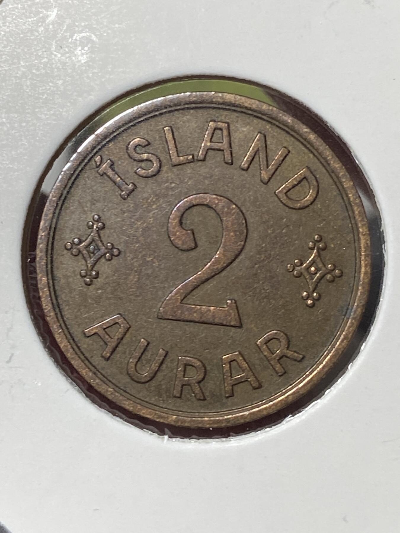 2026年第三十五场(总第二百零四场）外国精品纸夹币场(免佣金) 丹属冰岛王国🇮🇸1940年2奥拉(克里斯蒂安十世时期，无标版，首发年仅发行2年)