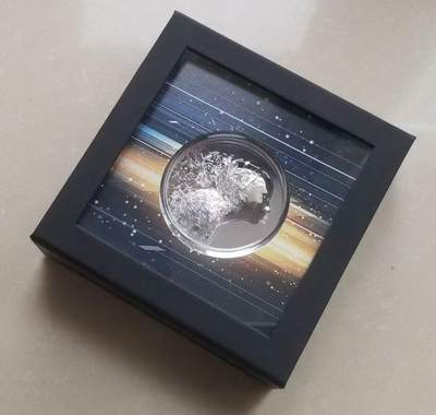 ❤️【币观天下】❤️ 第344期钱币秒杀拍卖场- 2026.3.13周五晚上6点半场 长期征集拍品  -  库克2021年银爆系列女神雕像大银币，999银3盎司，直径50毫米发行999枚，带证书包装。Smartminting超高浮雕专利工艺，首次采用双面精制镜面效果，包括浮雕部分，系列第一枚。