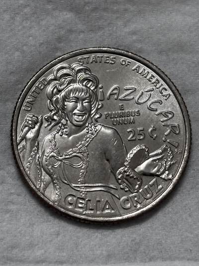 文馨钱币收藏第 296 场，长期接代拍业务 - 全新杰出女性第14枚 美国25美分 2024年  塞利娜克 D 版