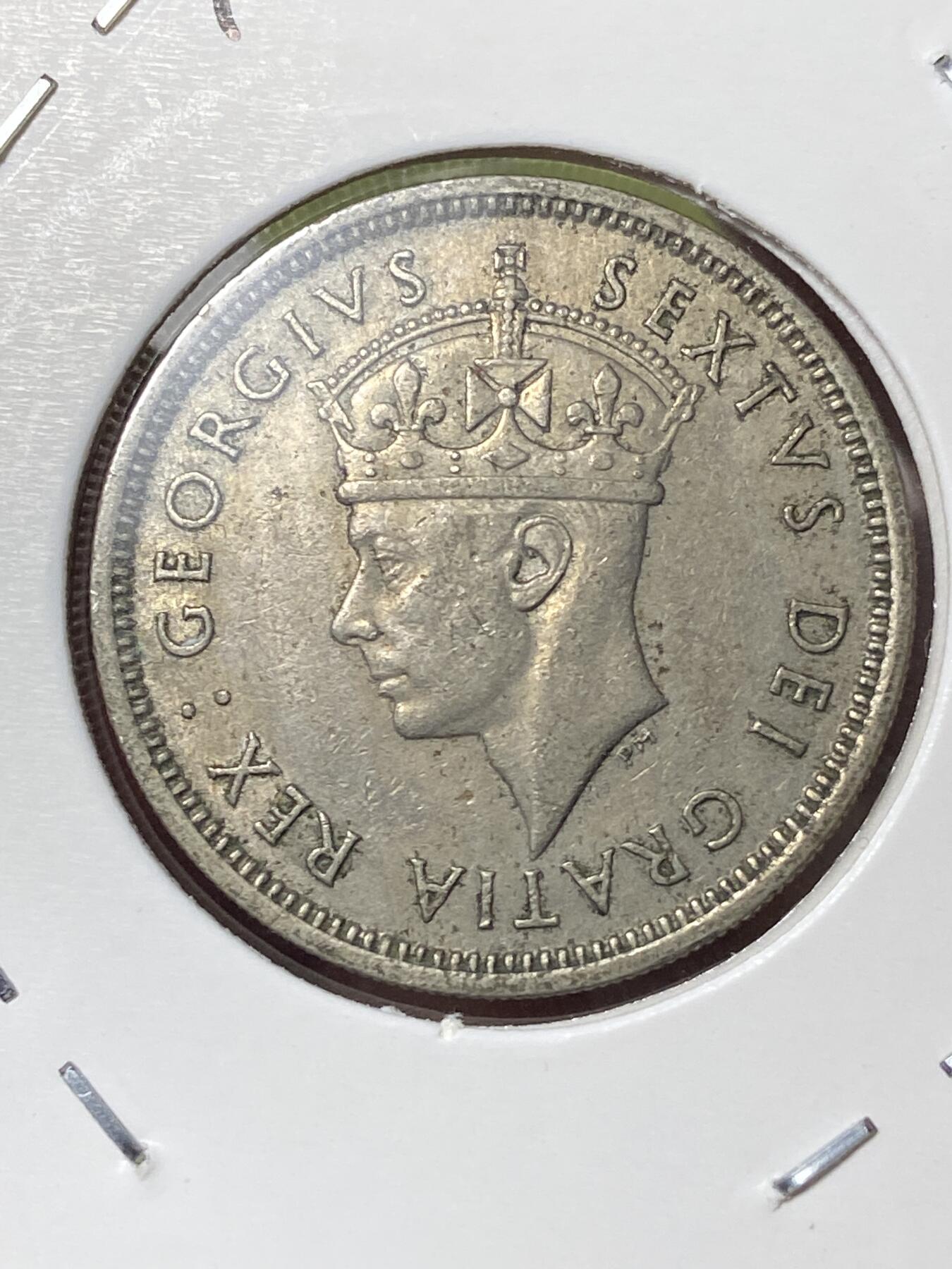 2026年第三十五场(总第二百零四场）外国精品纸夹币场(免佣金) 稀少好品–英属塞浦路斯1949单年份1先令(乔治六世第三版)