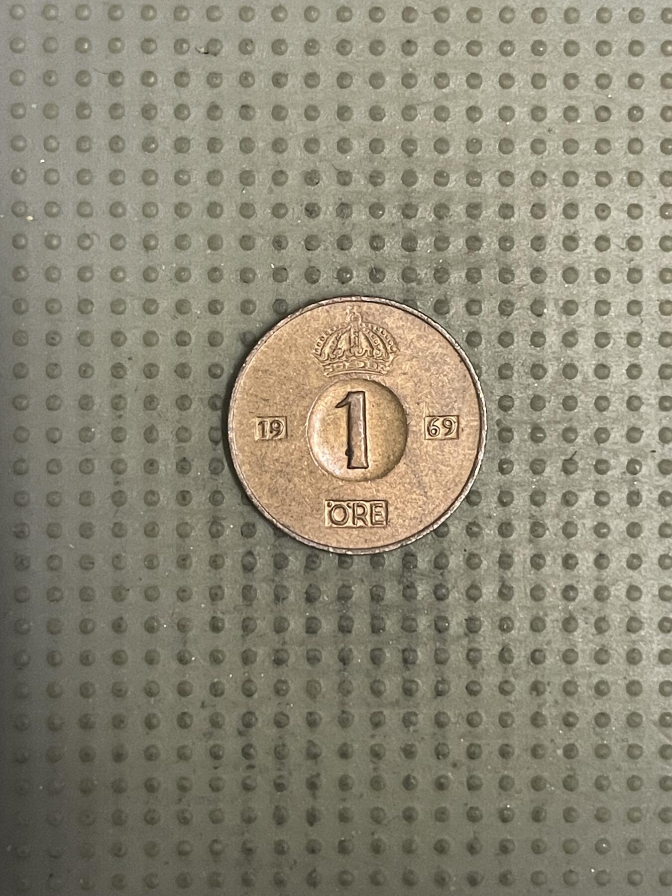 2026年第33场各国散币拍卖（总第183场） 瑞典1969年1欧尔