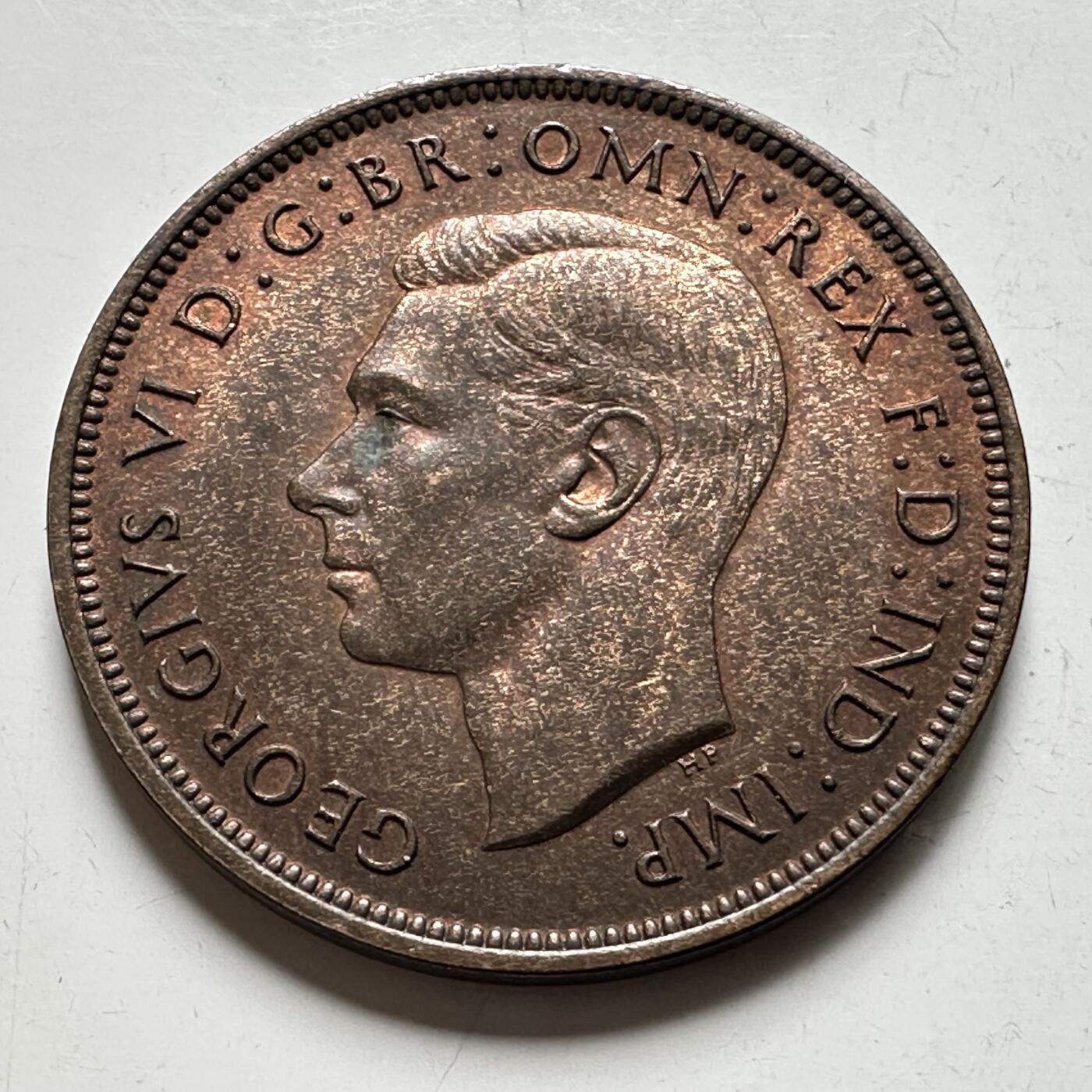 🌹外币初藏🌹🐯2026年第28场   每周二四六晚8️⃣点 接代拍 英国1937年一便士