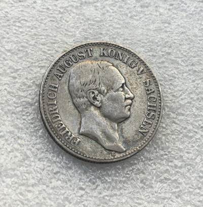 世界钱币专场拍卖 每周二开拍 - 1905年德国萨克森奥古斯特2马克银币