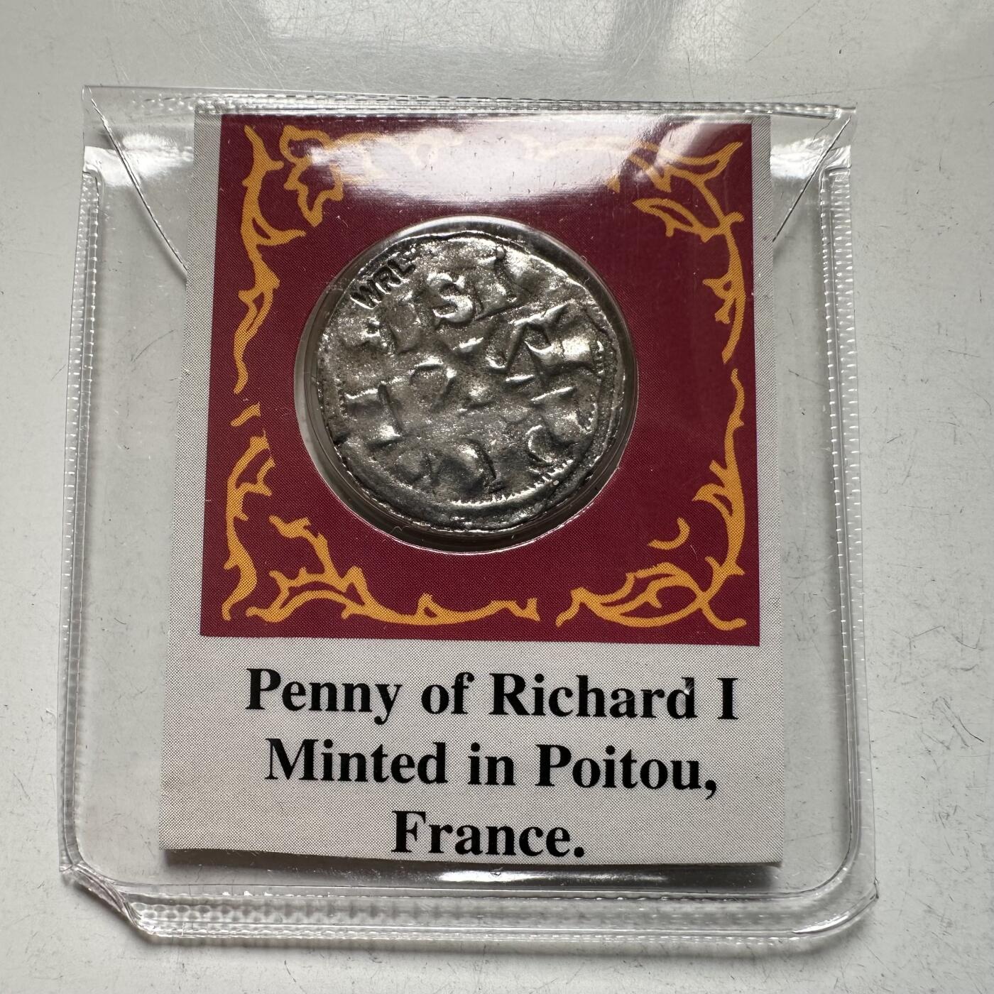 🌹外币初藏🌹🐯2026年第28场   每周二四六晚8️⃣点 接代拍 英国理查三世1483年-1485年格罗特锡制复制品26mm3g