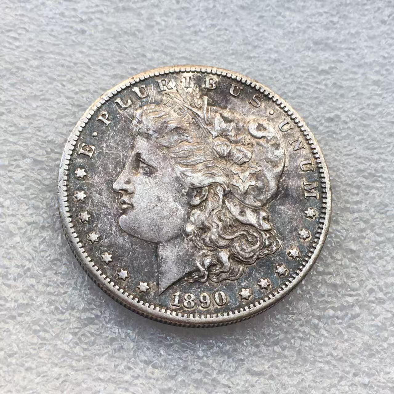 世界钱币专场拍卖 每周二开拍 1890年美国摩根女神一美元银币