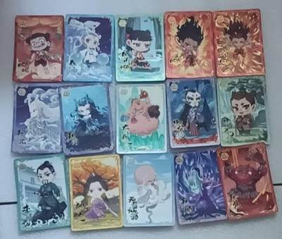 卡游专场  不寄存 - 卡游 哪吒QR 一套15张