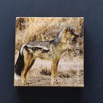 【全场包邮】纯粹捡漏拍513场 - 【稀少】尼日尔2012年1000法郎侧纹胡狼彩色精制纪念银币【38.6毫米20克92.5%】-盒证全-量1000