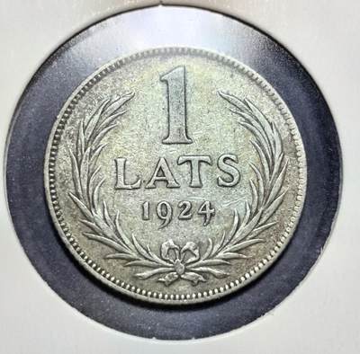外国优质老铜币银币苏联纪念章，每周六晚九点倒数截拍，满百包邮可寄存，持续收拍 - 拉脱维亚第一共和国1924年1拉特银币。1940 年苏联占领后，拉特被卢布取代，该币停止流通，成为见证拉脱维亚短暂独立时期的历史货币。
