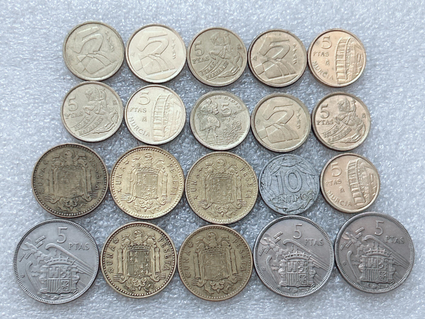 第一海外回流一元起拍收藏 散集专场  第303期 西班牙硬币🇪🇸20枚