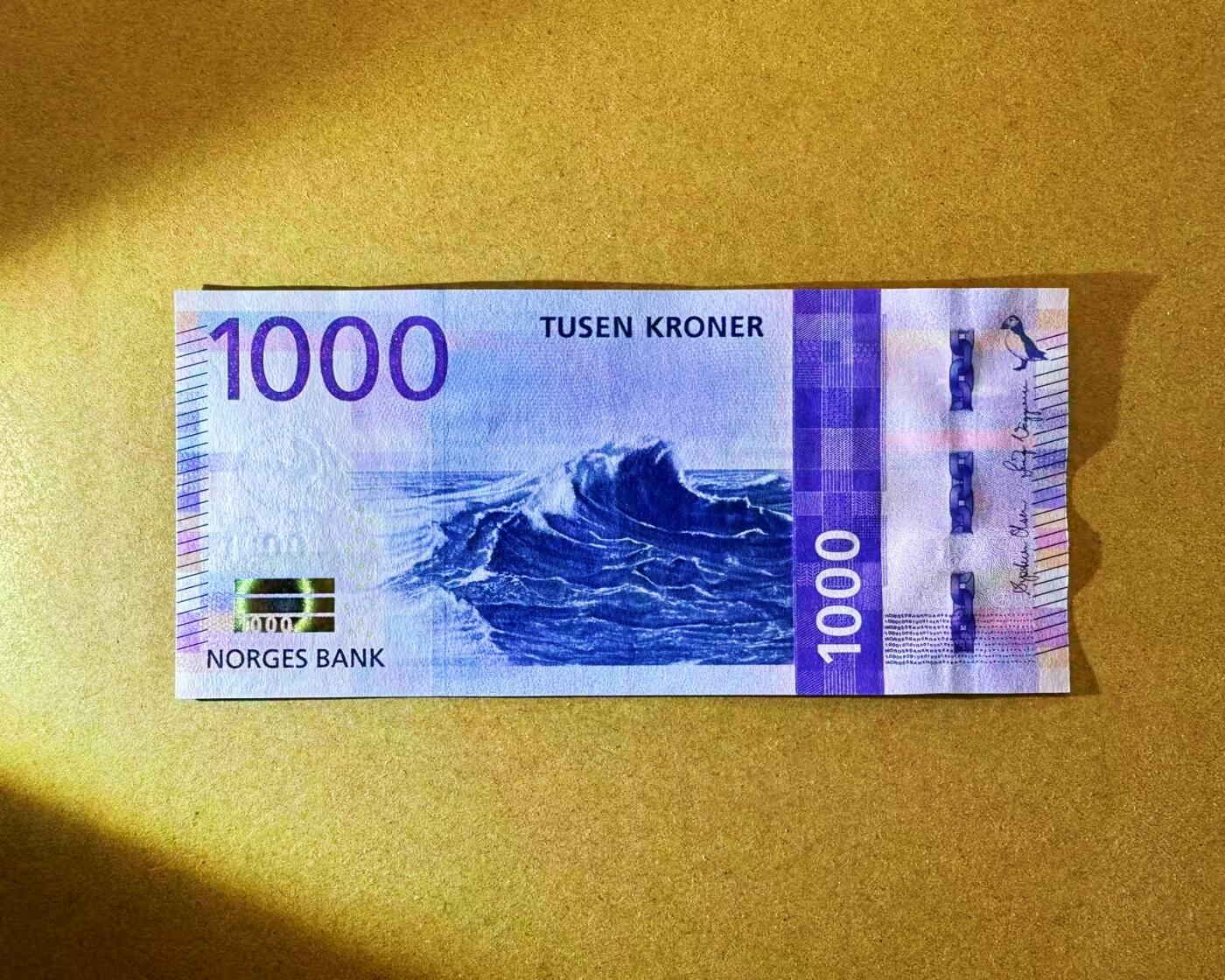 【Blue Auction】世界纸币精拍第794期——18级TOP拍卖/信誉/品质/专业/高效💫 【无47豹子号】挪威 2019年1000克朗 全新UNC