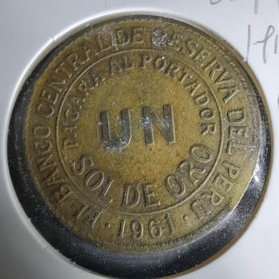 沼泽如烟--第1019场 - 秘鲁1961年1索尔