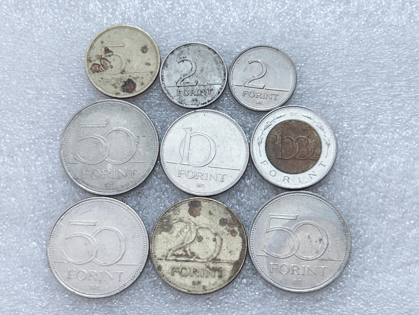 第一海外回流一元起拍收藏 散集专场  第303期 匈牙利硬币 9枚