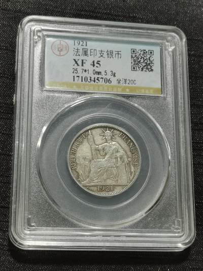 天下钱庄专场欢迎参拍 - 坐洋20分银币