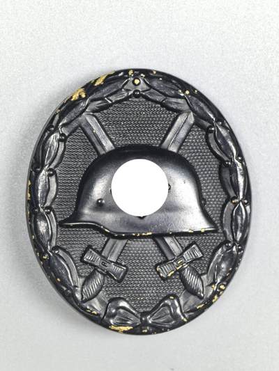 小驴勋章奖章收藏3月14日周六晚六点拍卖（珍爱和平，收藏战争，铭记历史，勿忘国耻，忠党爱国。有偿代拍，送拍规则在简介最后，参拍须阅读规则后再参拍，关系到运费包装发货时效真假辨别等关键信息，拍卖时不再发原图，看大图店主微信码在拍卖店铺介绍里） - 得三铜战伤奖章，铜质，磁石不吸