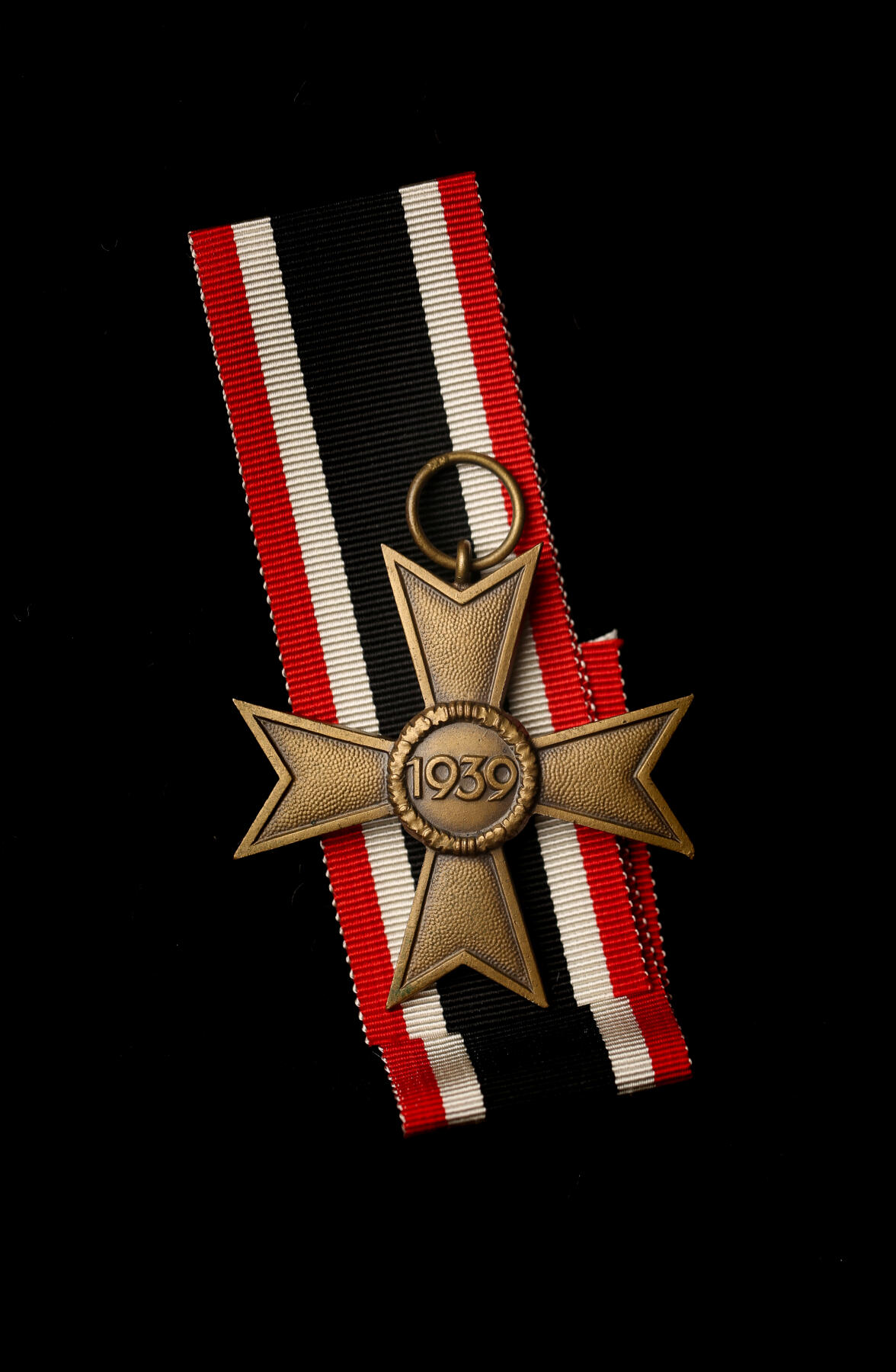 戎马世界章牌大赏第112期 德专场 铜制 无剑二级战功十字  环打标