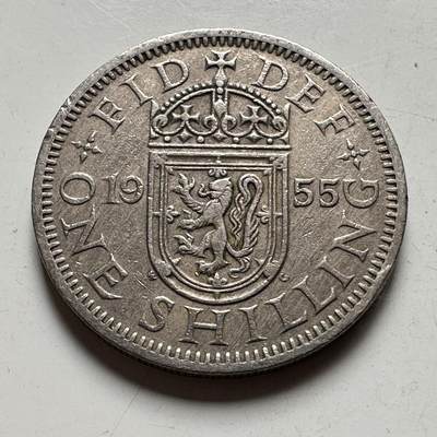 🌹外币初藏🌹🐯2026年第28场   每周二四六晚8️⃣点 接代拍 - 英国1955年一先令