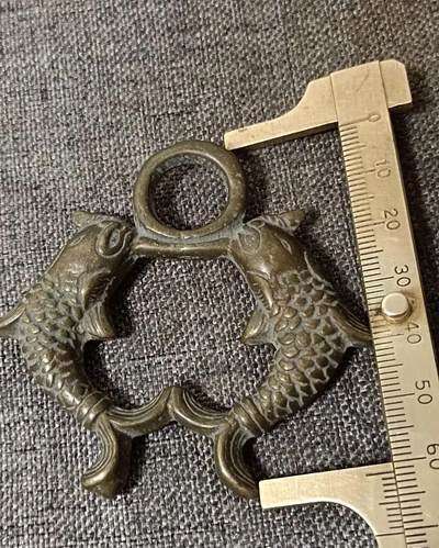 江南杂件场 - 铜、年年有鱼挂件35