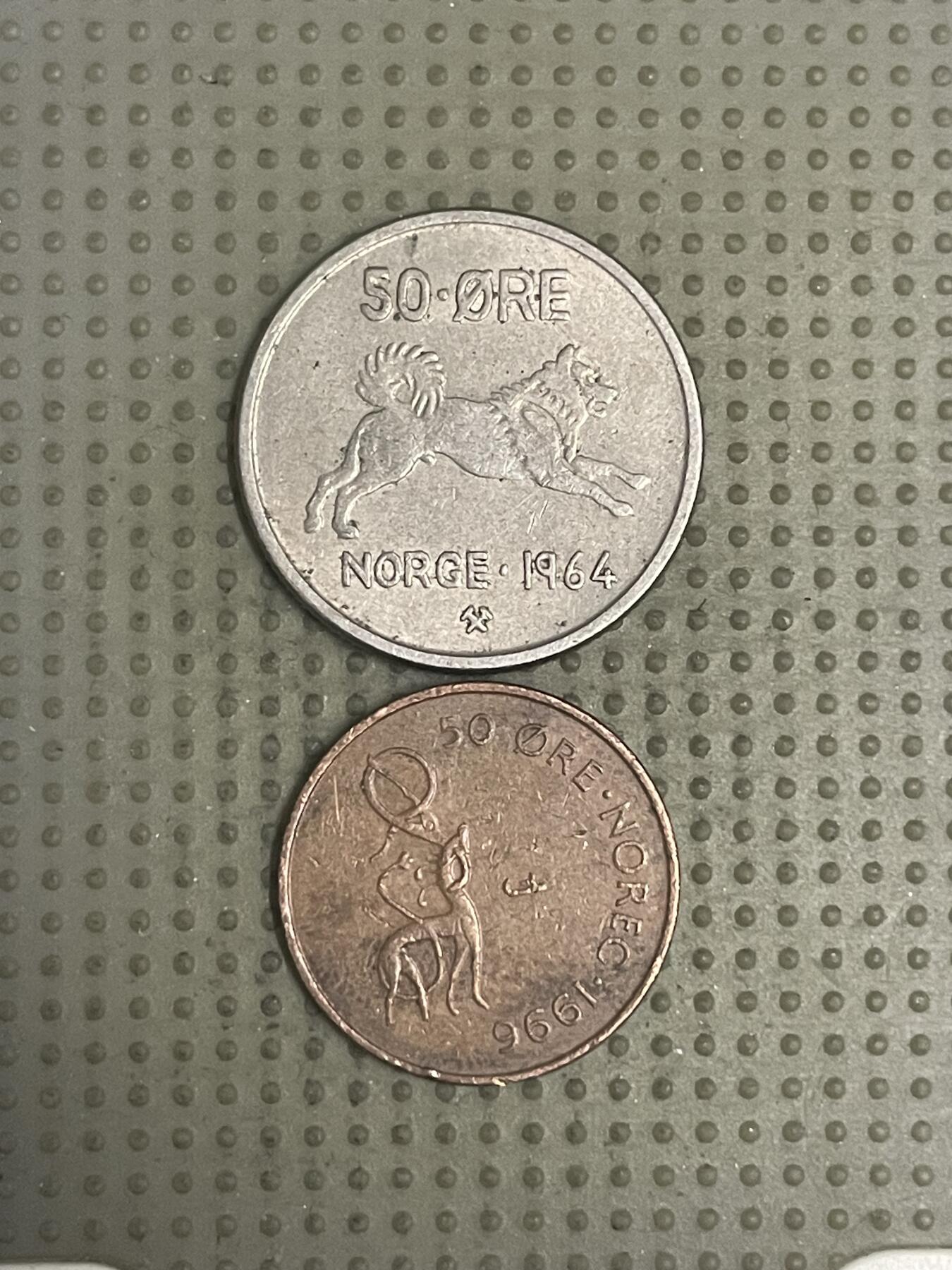 2026年第33场各国散币拍卖（总第183场） 挪威50欧尔2枚