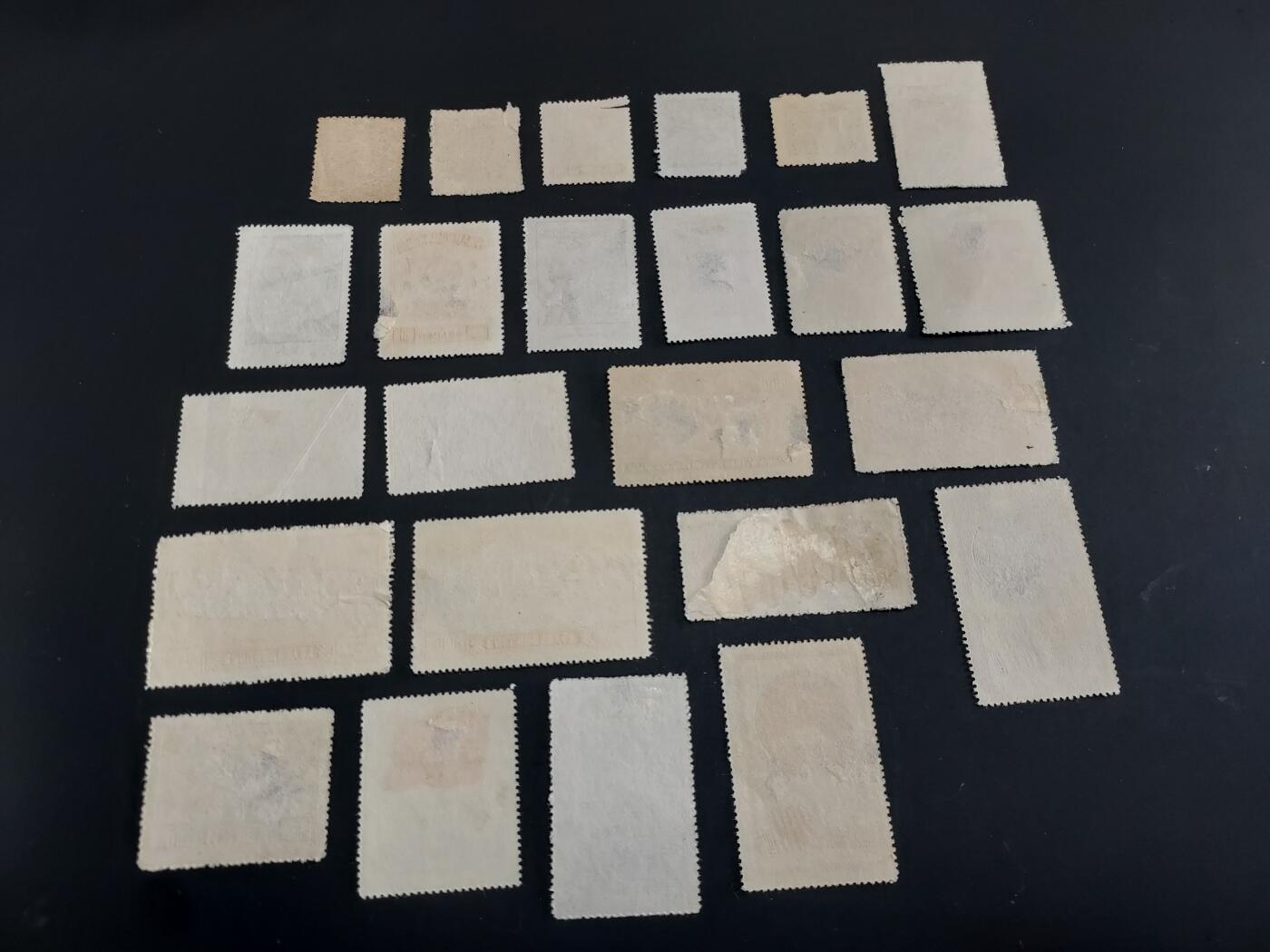 博彦收藏  TM 3月18日 8点邮票专场 全场包邮 老纪特等新票24枚，均有薄/缺/损等