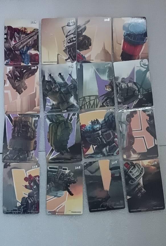 卡游专场  不寄存 卡游变形金刚SSR一套 16张