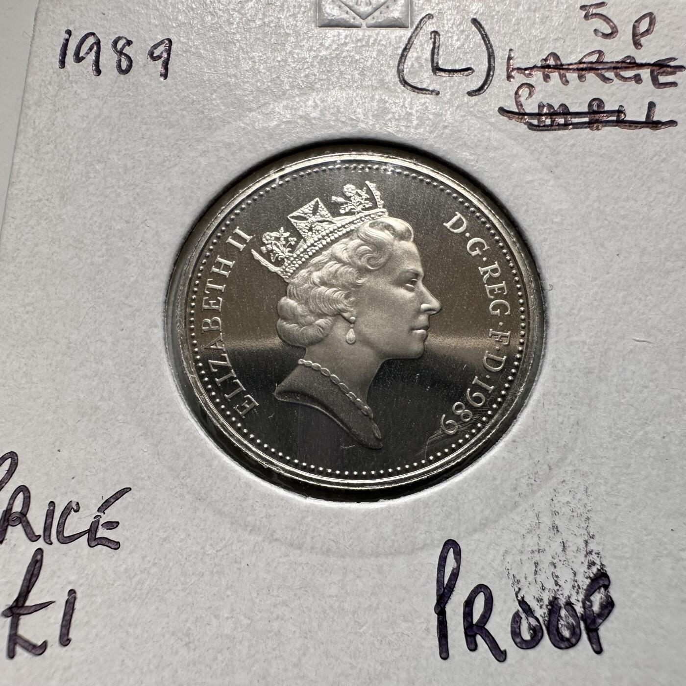 🌹外币初藏🌹🐯2026年第28场   每周二四六晚8️⃣点 接代拍 英国1989年五便士 精制币