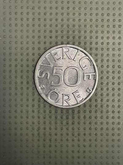 2026年第33场各国散币拍卖（总第183场） - 瑞典1977年50欧尔