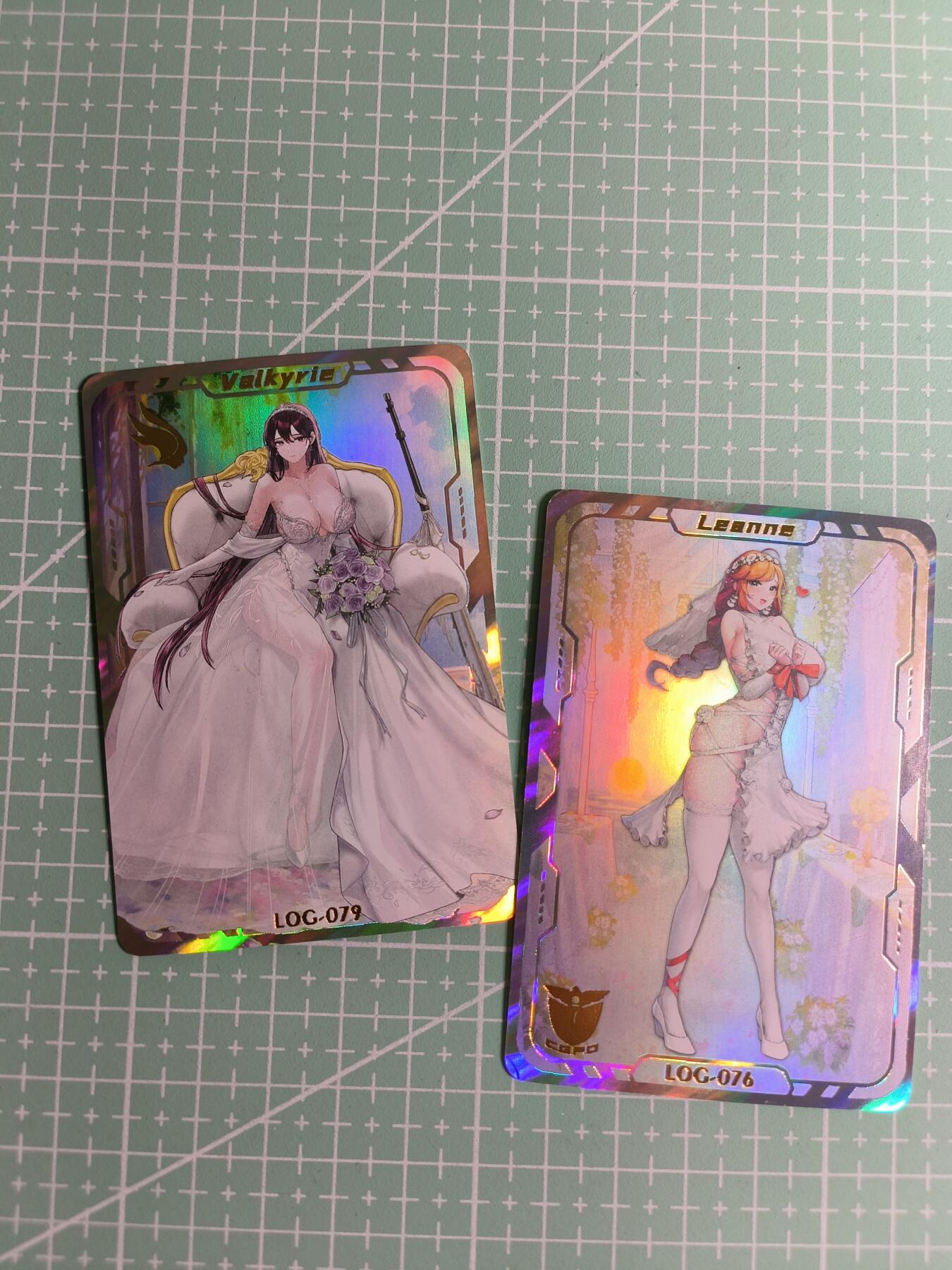 C先生卡牌 第24期  零抽层收拍品，送拍加微私聊 【彩闪】游戏《LAST ORIGIN》纯白婚纱 2张