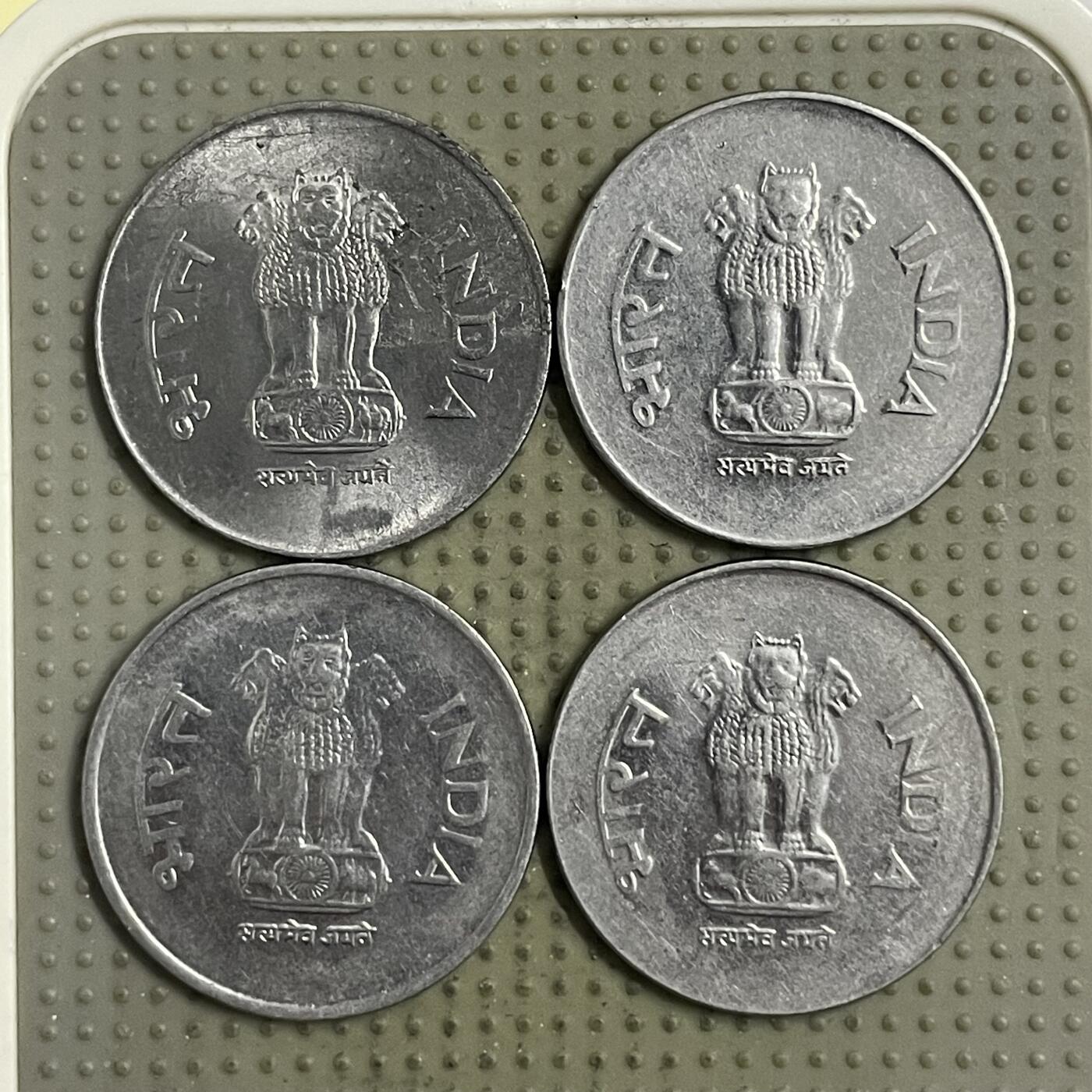 2026年第34场各国散币拍卖（总第184场） 印度1卢比4枚